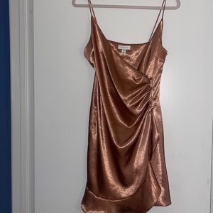 Silk pink dress